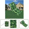 The Living Store Pare-vue de jardin PVC 35x0,19 m Vert
