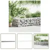 The Living Store Mur à gabion avec couvercles Acier galvanisé 900x50x5...