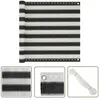 Cran de balcon en pehd 90x400 cm Anthracite et blanc - The Living Store - Anthracite