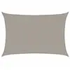vidaXL Voile d'ombrage 160 g/m² rectangulaire gris clair 5x7 m PEHD