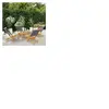 vidaXL Chaises pliables de jardin 4 pcs gris bois d'acacia massif