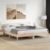 vidaXL Cadre de lit avec tête de lit 180x200 cm bois de pin massif