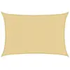vidaXL Voile d'ombrage sable 6x4 m 100 % polyester oxford