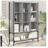 vidaXL Bibliothèque sonoma gris 102x30x141,5 cm bois d'ingénierie