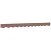vidaXL Tissu de remplacement de cantonnière d’auvent rayure marron 3 m