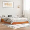 vidaXL Cadre de lit cire marron 120x200 cm bois de pin massif