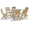 vidaXL Ensemble à manger de jardin 7 pcs Bois d'acacia solide