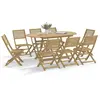 vidaXL Chaises pliables de jardin lot de 8 bois massif d'acacia