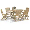 vidaXL Chaises de jardin pliantes lot de 6 48,5x57x90 cm bois d'acacia