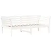 vidaXL Vidaxl Lit De Jour Sans Matelas Blanc 90x190 Cm Bois De Pin Massif