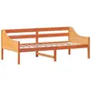 vidaXL Lit de jour sans matelas cire marron 80x200 cm bois pin massif