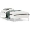 Vidaxl cadre de lit sans matelas blanc 90x190 cm bois de pin massif