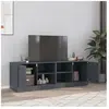 vidaXL Meubles TV 2 pcs anthracite 67x39x44 cm acier