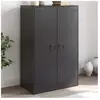 vidaXL Buffet noir 67x39x107 cm acier