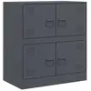 vidaXL Buffet anthracite 67x39x73 cm acier