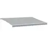 vidaXL Auvent manuel rétractable avec LED anthracite blanc 500x300 cm