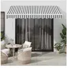 vidaXL Auvent rétractable automatique anthracite et blanc 300x250 cm