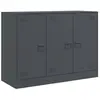 vidaXL Buffet anthracite 99x39x73 cm acier