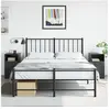 vidaXL Tables de chevet 2 pcs noir 34,5x39x62 cm acier