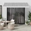 Vidaxl auvent rétractable anthracite et blanc 3,5x2,5m tissualuminium