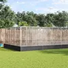 vidaXL Volière avec extension argenté 1246x414x212 cm acier