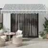 Vidaxl auvent rétractable anthracite et blanc 3,5x2,5m tissualuminium