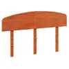 vidaXL Tête de lit cire marron 120 cm bois massif de pin