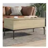 vidaXL Table basse chêne sonoma 100x50x45cm bois d'ingénierie et métal