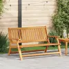vidaXL Banc De Jardin Vidaxl 122,5x77x74 Cm En Bois D'acacia Massif