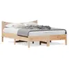 vidaXL Vidaxl Cadre De Lit Sans Matelas 120x190 Cm Bois De Pin Massif