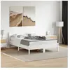 Vidaxl cadre de lit sans matelas blanc 120x190 cm bois de pin massif