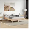 vidaXL Vidaxl Cadre De Lit Sans Matelas 140x190 Cm Bois De Pin Massif