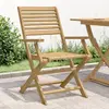 vidaXL Chaises pliables de jardin 4 pcs bois massif d'acacia