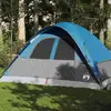 vidaXL Vidaxl Tente Familiale À Dôme 6 Personnes Bleu Imperméable