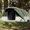 vidaXL Tente de camping tunnel 7 personnes vert imperméable