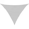 vidaXL Voile d'ombrage gris clair 3x3x4,24 m 100% polyester oxford