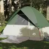 vidaXL Vidaxl Tente De Camping À Dôme 4 Personne Vert Imperméable