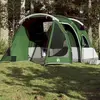 vidaXL Tente de camping tunnel 4 personnes vert imperméable