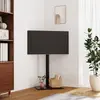 vidaXL Meuble TV d'angle 1 niveau pour 32-65 pouces noir