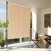 vidaXL Store roulant d'extérieur orange et blanc 150x270cm tissu acier