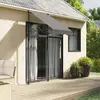 vidaXL Auvent rétractable anthracite 100x150 m tissu et acier