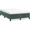 vidaXL Vidaxl Cadre De Lit Sans Matelas Vert Foncé 120x190 Cm Velours