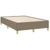 vidaXL Vidaxl Cadre De Lit Sans Matelas Taupe 120x190 Cm Tissu