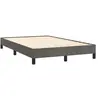vidaXL Vidaxl Cadre De Lit Sans Matelas Gris Foncé 120x190 Cm Velours