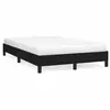 vidaXL Vidaxl Cadre De Lit Sans Matelas Noir 120x190 Cm Tissu