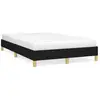 vidaXL Vidaxl Cadre De Lit Sans Matelas Noir 120x190 Cm Tissu