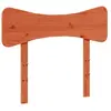 vidaXL Tête de lit cire marron 75 cm bois massif de pin