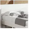 vidaXL Tête de lit blanc 120 cm bois massif de pin