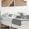 vidaXL Tête de lit blanc 140 cm bois massif de pin