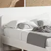 vidaXL Tête de lit blanc 135 cm bois massif de pin